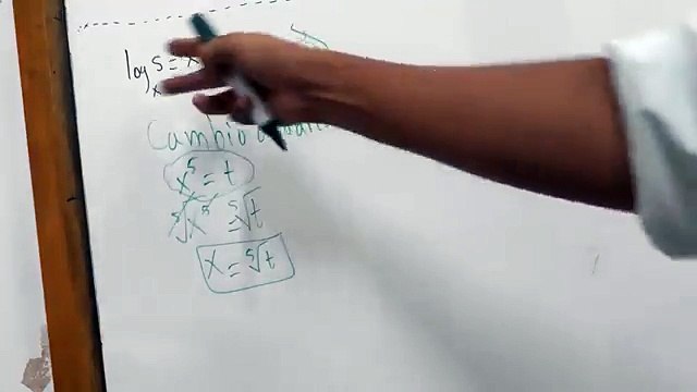 logaritmo un truco con cambio de variable de un examen de ingreso a la normal