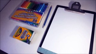 CHEAP ART SUPPLY CHALLENGE | Markers and Crayola Crayons | Liz Lapointe