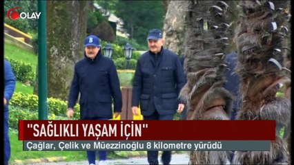 Sağlıklı yaşam için yürüdüler