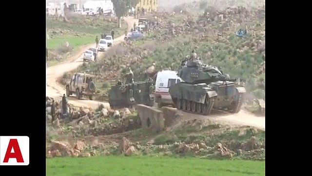 Hatay�da sınır karakolu yakınlarına roket düştü