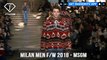 MSGM Milan Men Fashion Week Fall 2018 College Life Direction Collection | FashionTV | FTV