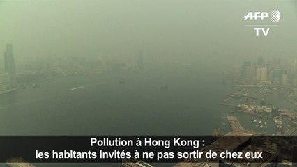 Hong Kong englouti par la pollution
