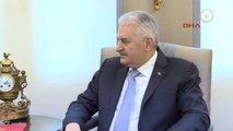 Başbakan Yıldırım, Çankaya Köşkü'nde, CHP Genel Başkanı Kılıçdaroğlu ile Görüştü