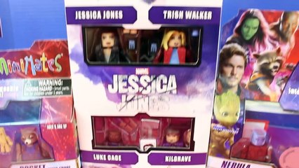 Marvel Minimates guardians of the galaxy vol. 2 With Rocket Groot And Jessica Jones 4 Pack