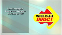 Plastic Takeaway Containers - Wholesale.com.au