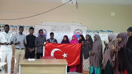 Somalili öğrencilerden Zeytin Dalı Harekatı'na 'zafer duası' - İSTANBUL