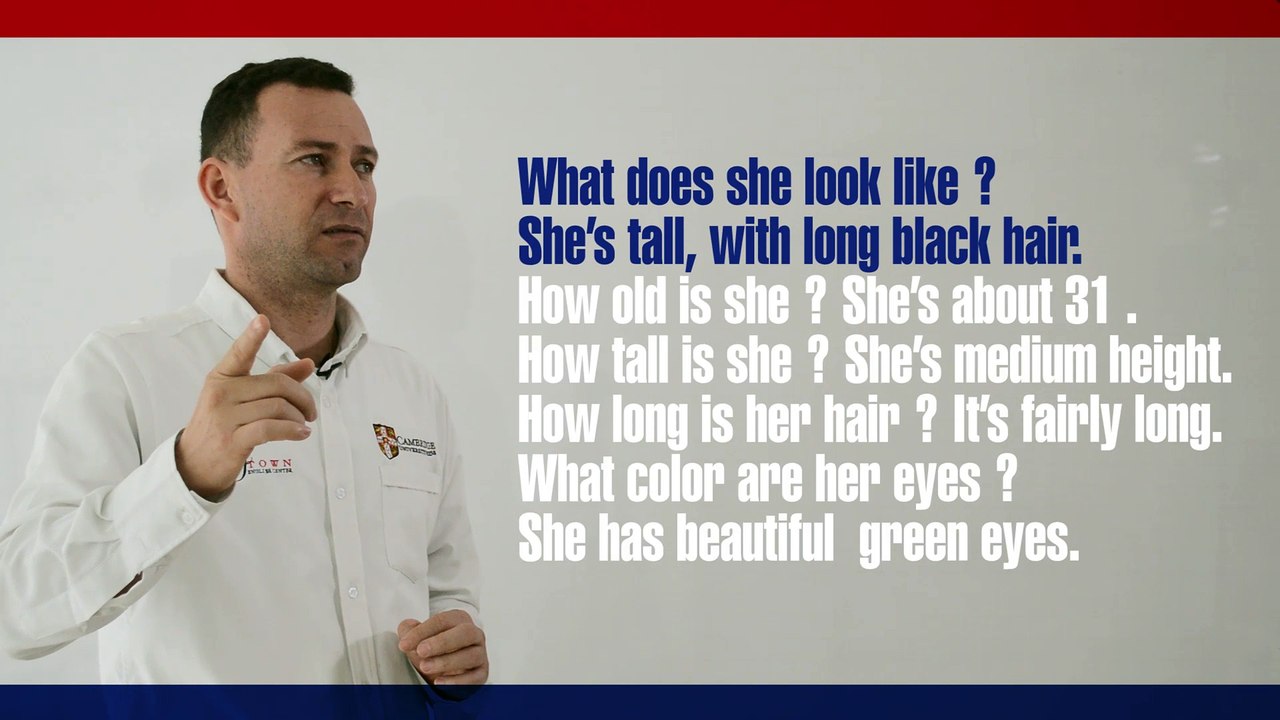 Describing people. Physical appearance adjectives.