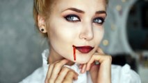 Seductive Vampire Makeup Tutorial || Hallo