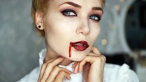 Seductive Vampire Makeup Tutorial || Hallowee