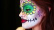 DIY Sugar Skull Makeup Tutorial for HALLOWE