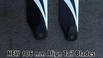 Testing new ALIGN 106 tail blades - Luca Pescante T-Re