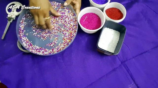 DIY CD craft idea for beads Tea Coasters