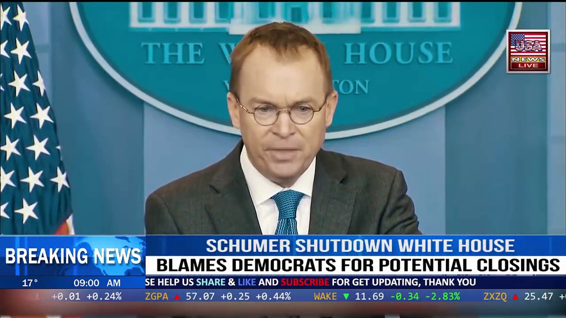 ⁣BREAKING NEWS - US govt. enters partial shutdown - USA News