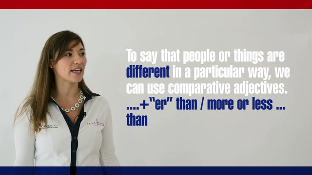 Adjectives - Comparative form