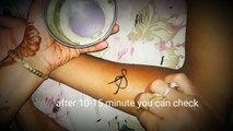 How to make waterproof Tattoo (Temporary)