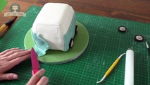 Campervan cake : Volkswagen VW camper van birthday cake