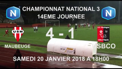 [NATIONAL 3] J14 Résumé Maubeuge - USBCO
