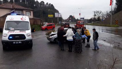 Trafik kazası: 3 yaralı - ZONGULDAK