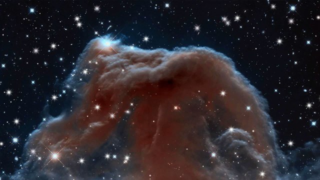 Amazing Outer Space Animation Gas Nebula with Stars