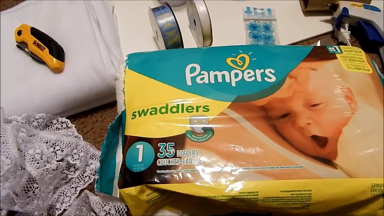 Diaper Carriage/Bassinet/Stroller Made With Reusable Diapers