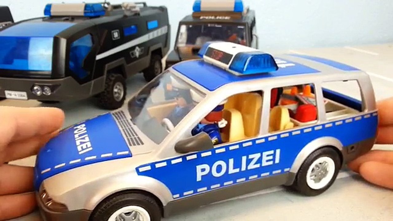 Playmobil Polizeiauto Sammlung seratus1 unboxing Einsatztruck
