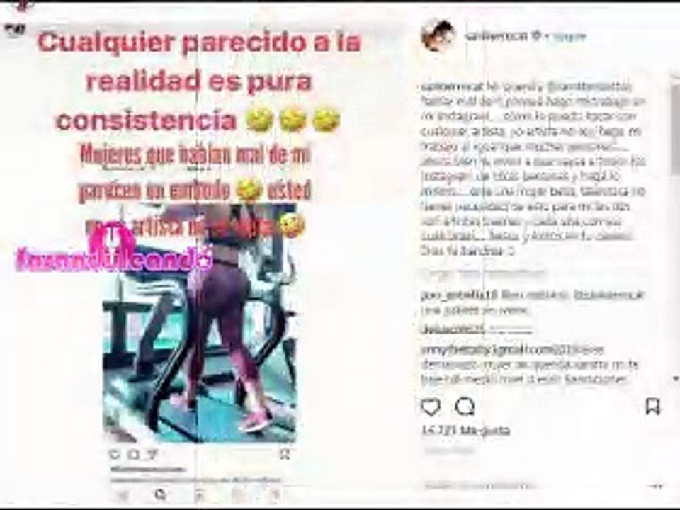 Sandra Berrocal y La Materialista se enfrentan en Instagram