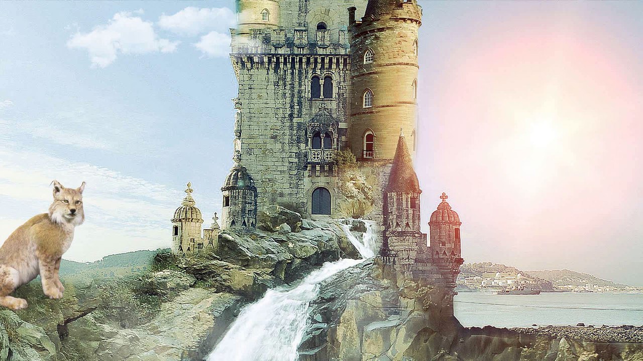 Awesome Medieval Castle Animation with Waterfall and Bobcat