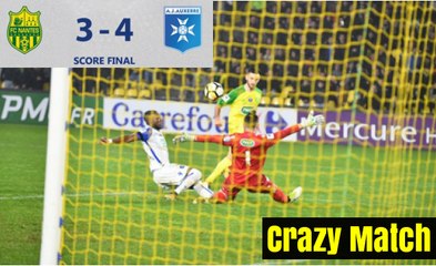 Nantes 3-4 Auxerre - All Goals & Highlights 23.01.2018 HD