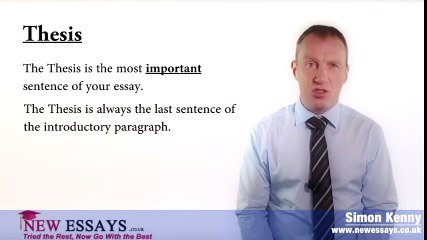 How to structure an essay - Basic structure of an essay - Tutorial from Newessays.co.uk