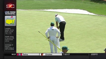 Ernie Els 6 Putt on First Hole At 2016 Masters HD