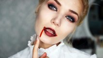 Seductive Vampire Makeup Tutorial || Hallo