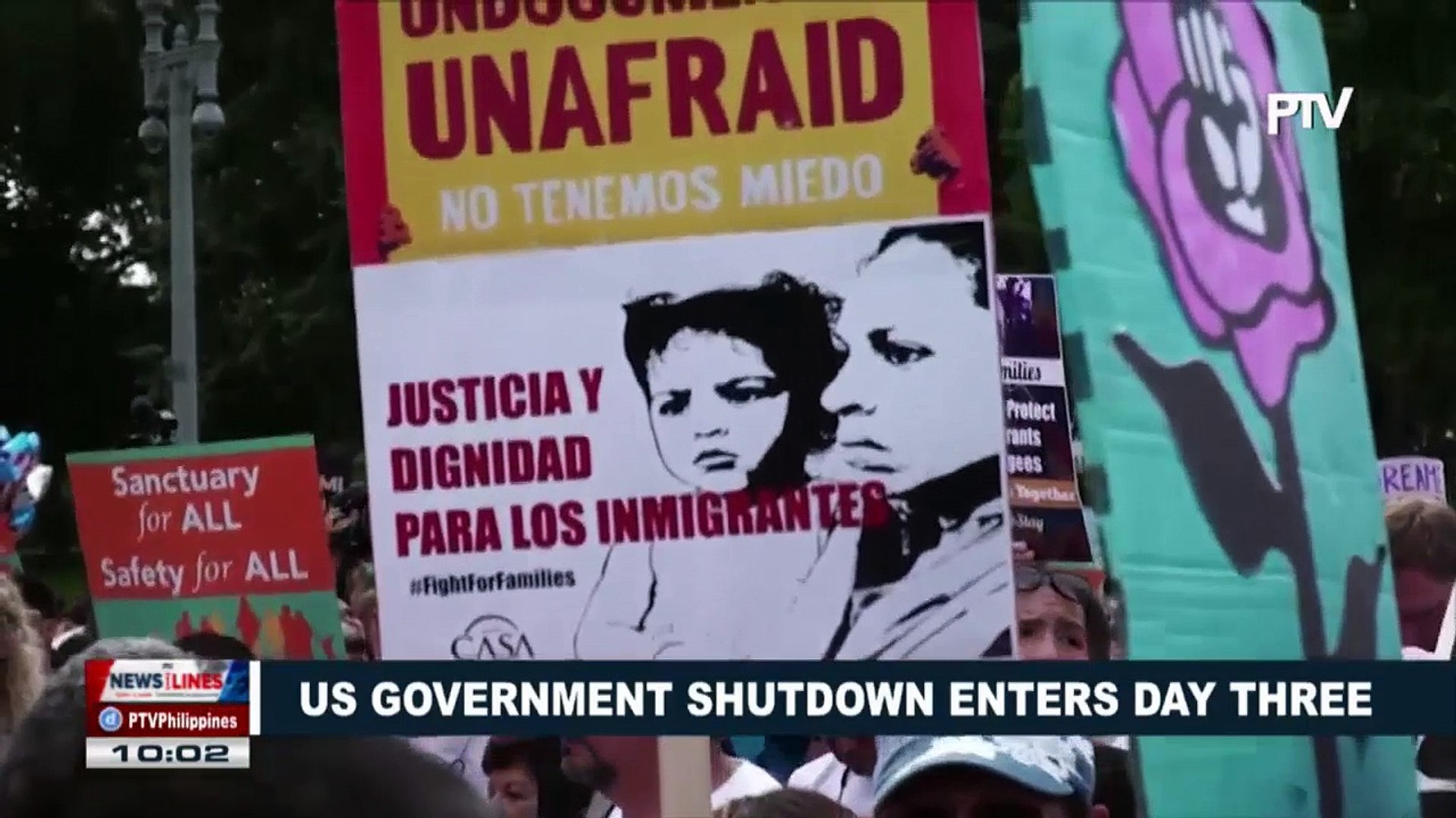 ⁣GLOBAL NEWS: US government shutdown enters Day 3