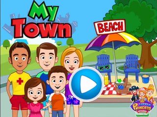 My Town: Beach Picnic Part 2 - iPad app demo for kids- E