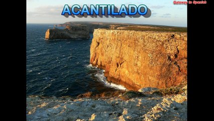 Spanish vocabulary: geograhical features