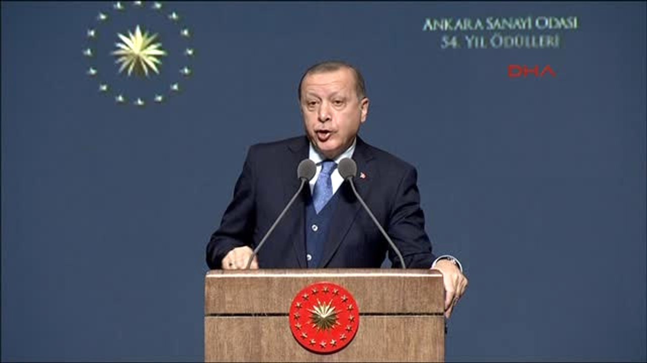 Cumhurbaşkanı Erdoğan, Ankara Sanayi Odası Ödül Töreni'nde Konuştu-2