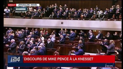 Édition spéciale: discours de Mike Pence à la Knesset