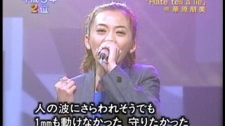 Hate tell a lie & トーク / 華原朋美 速報 ！歌の大辞テン 2003/05/07 小室哲哉 Tetusya Komuro