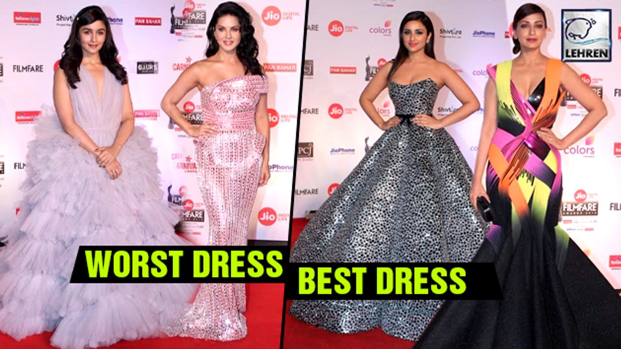 Best And Worst Dressed Actresses At Filmfare Red Carpet 2018