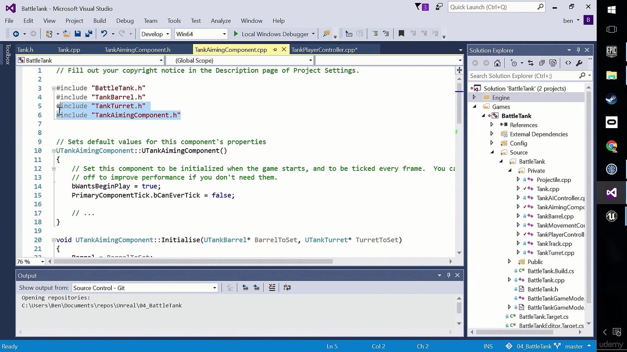 170 Aiming Without the Tank