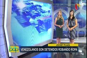 Surco: detienen a venezolanos robando ropa en concurrido centro comercial