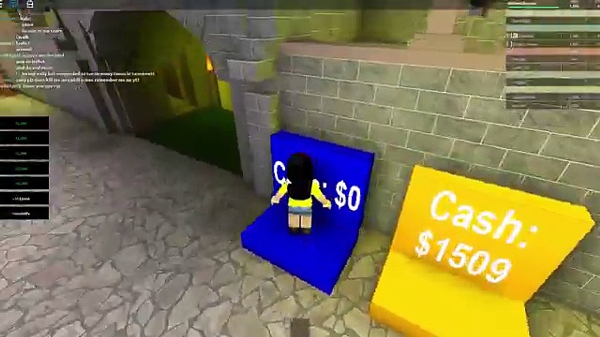 ⁣Roblox Wizard Tycoon 2 Player Mini Game I Shoot Fire from My BUTT! with Sally DOLLASTIC PL