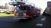 SRLFD Truck 9 Responding to a Fire Alarm on Fiddlers Lane on a priority 2 Response 11/26/11