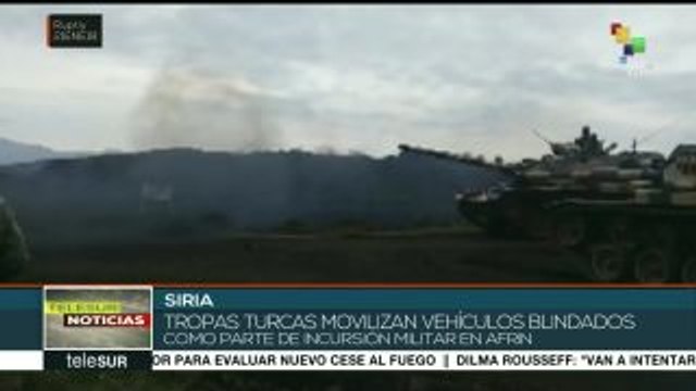 Ataca ejército turco a tropas kurdas en ciudad siria Afrin