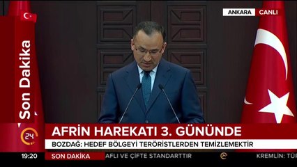 Afrin Harekatı 3. Gününde