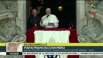 Papa Francisco afirma a peruanos que confiar se vuelve muy difícil