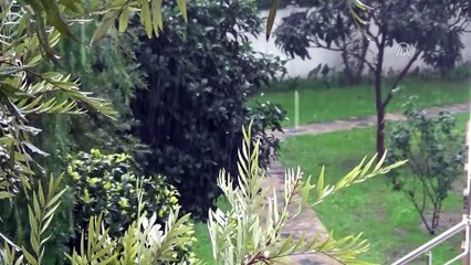 Bodrum'da sağanak etkili oluyor - MUĞLA