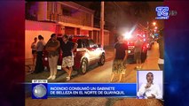 Incendio consumió un gabinete de belleza en el norte de Guayaquil