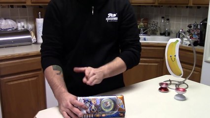 Auldey Blazing Teens Iron Loong V yoyo unboxing and review.