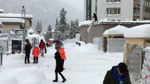 WEF Davos snow