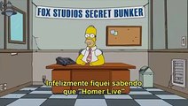 Simpsons falha ao vivo e Homer pede 